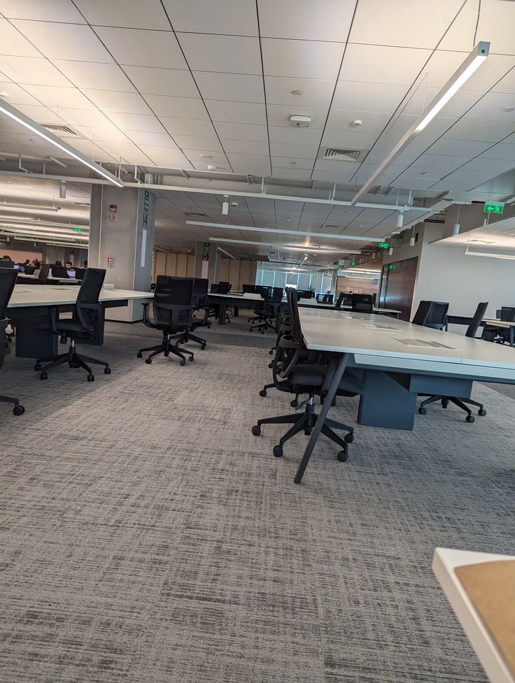 Clean modern office interior