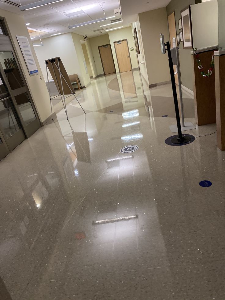 Sanitized clinic reception