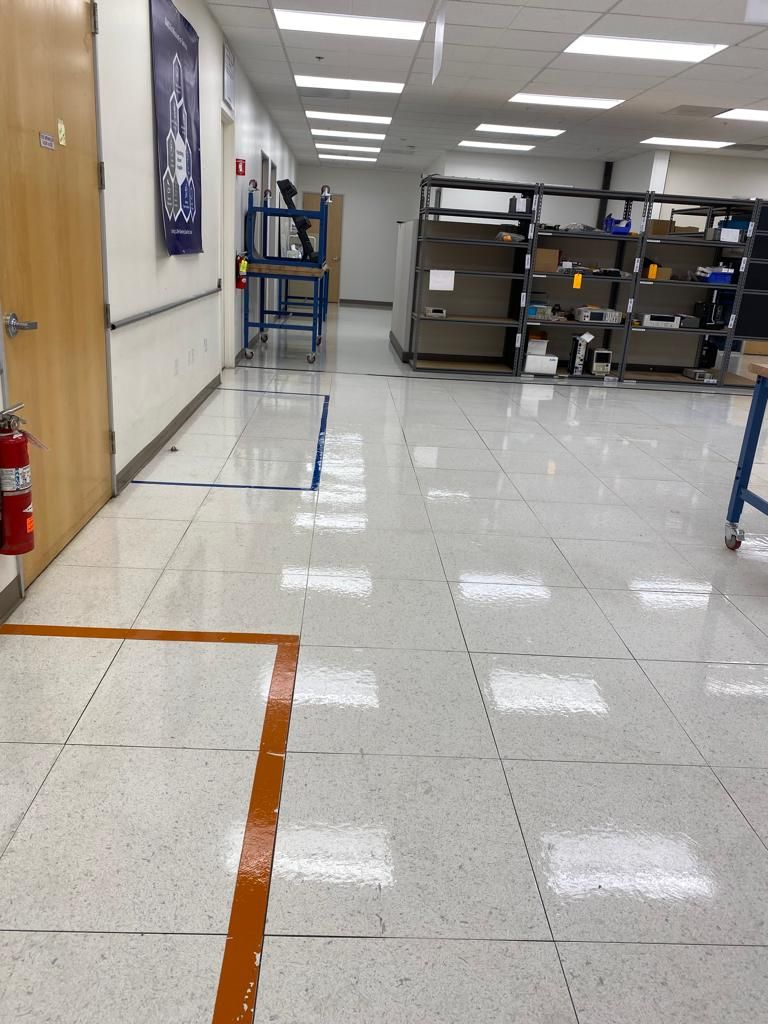 Post-construction clean room